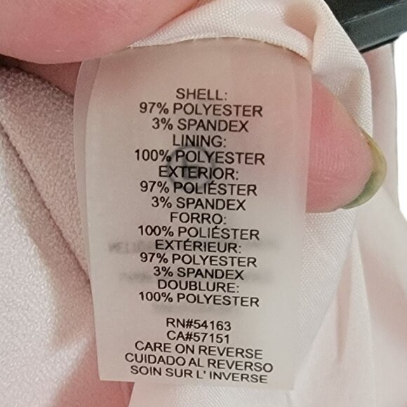 Karl Lagerfeld Soft Pink Sleeveless Keyhole Sheath - Picture 7 of 7